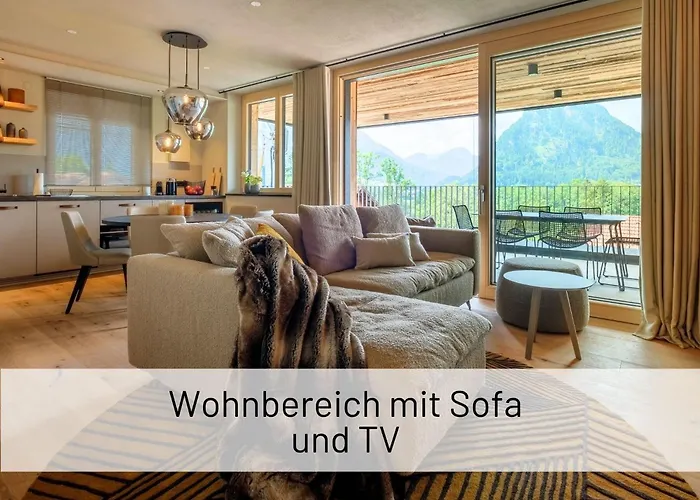 Hoimat - Luxusappartements Mit Sauna Und Bergblick Daire Pfronten