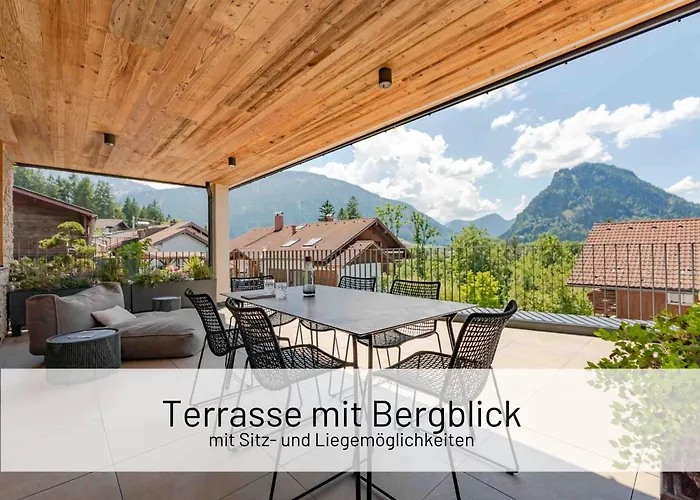 Daire Hoimat - Luxusappartements Mit Sauna Und Bergblick Pfronten
