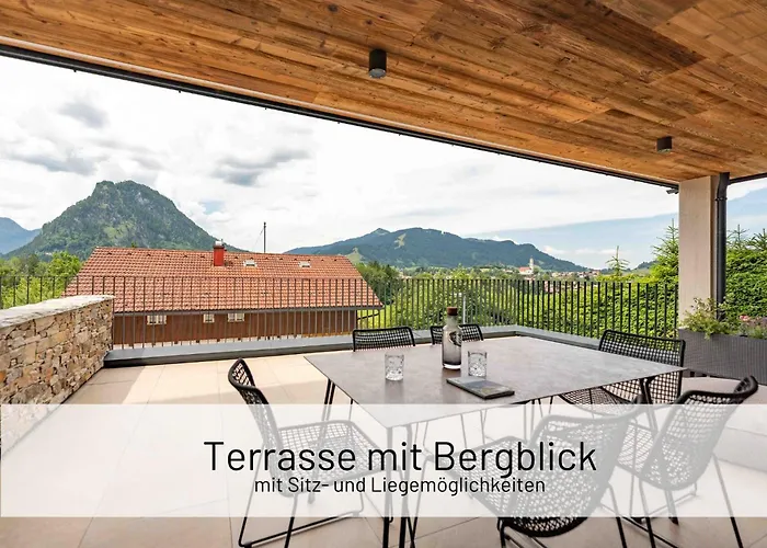 Hoimat - Luxusappartements Mit Sauna Und Bergblick Pfronten